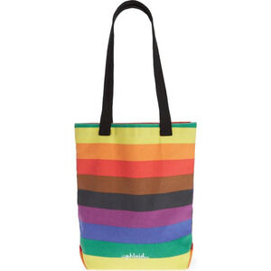 Rainbow Tote Bag Gay Pride Rainbow Tote Shoulder Straps Tote Bag Canvas LBGTQ
